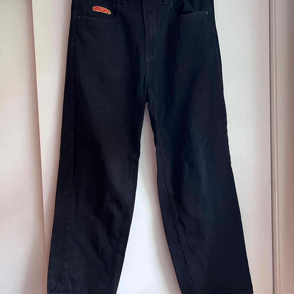 Empyre Black Relaxed Jeans Classic Fit